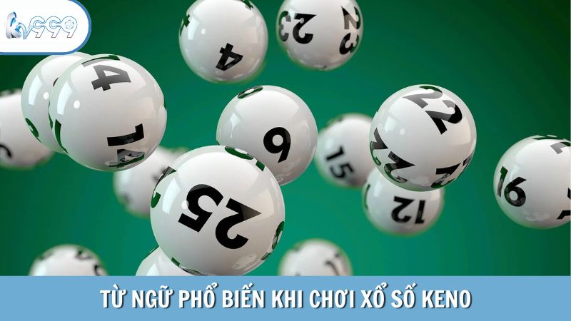 Từ ngữ phổ biến khi chơi xổ số Keno