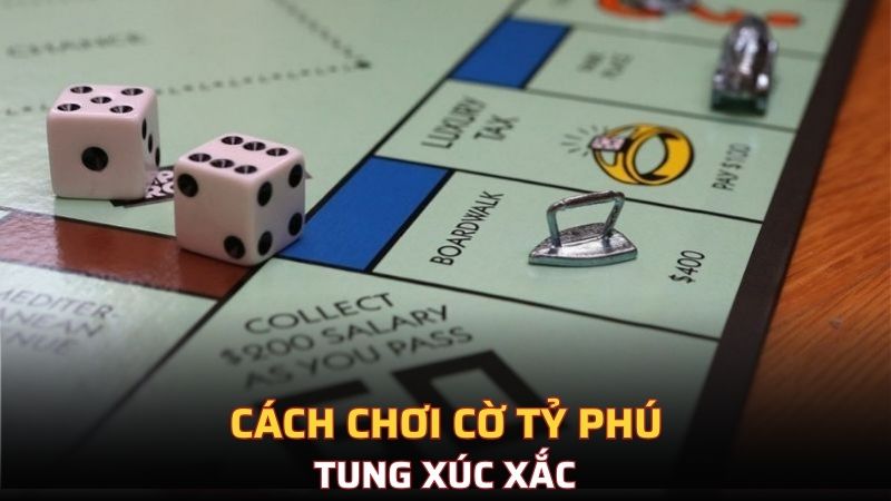 Người chơi sẽ quăng xúc xắc để quyết định lượt đi